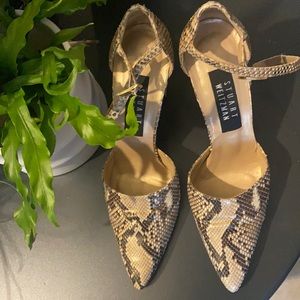 Vintage Stuart Weitzman authentic python skin
